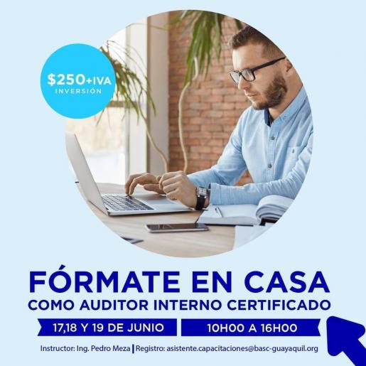 Fórmate en Casa Como Auditor Interno Certificado 