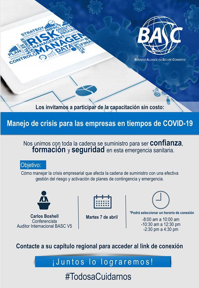 Manejo de Crisis para las Empresas en Tiempos de COVID-19