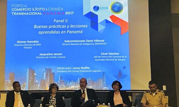 BASC presente en el Foro de Comercio Ilícito y Crimen Transnacional realizado en Ciudad de Panamá