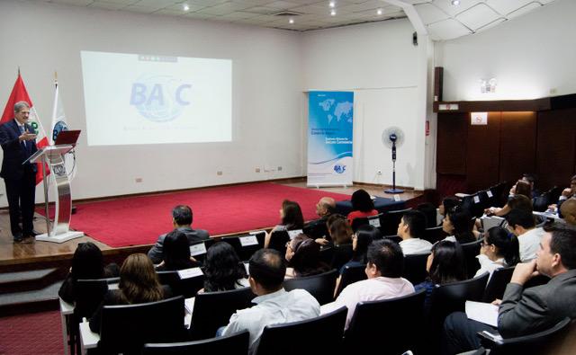 Ponencia del Sr. Fermín Cuza, Presidente Internacional de World BASC Organization, en el seminario internacional, con el tema “BASC y su permanente cooperación con el programa OEA”.